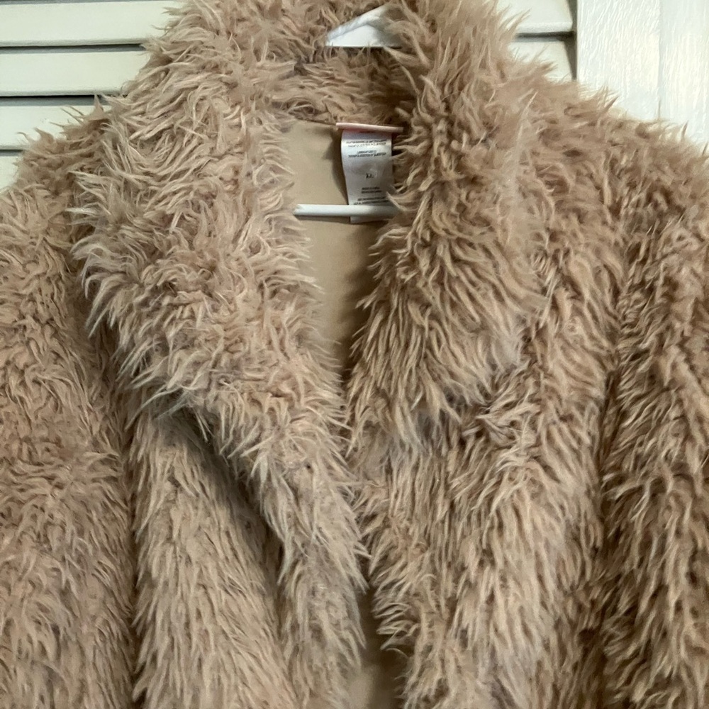 NWT Little Lass Faux Fur Jacket